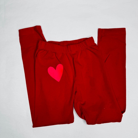 Cat & Jack Toddler Valentine Red Velour Hearts Pullover Sweatshirt & Leggings XS - Picture 5 of 7
